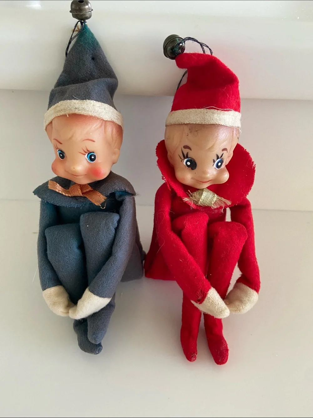 Miscellaneous Handmade Christmas Ornaments Set of 10 With Two Elves xx